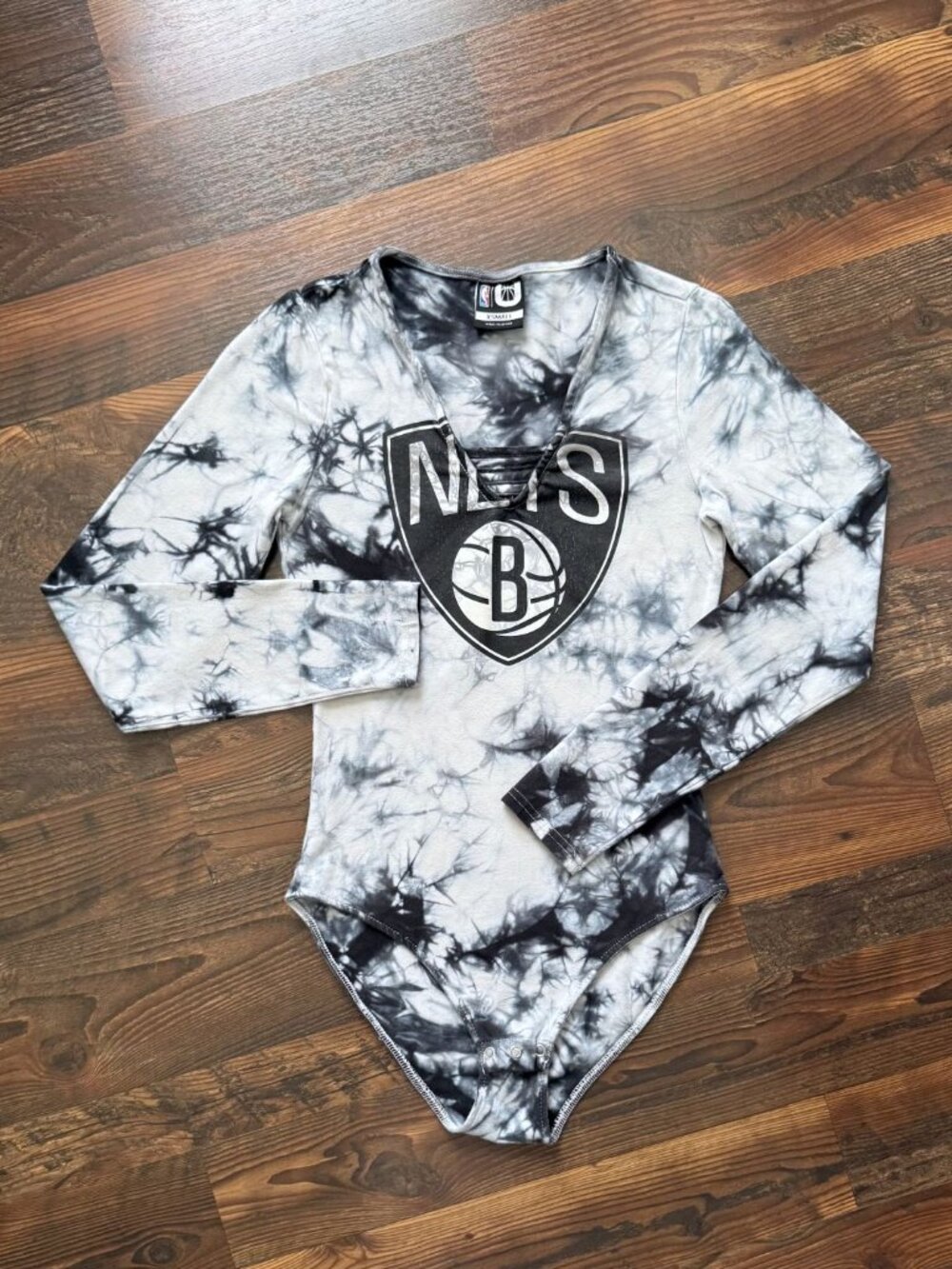 NBA Brooklyn Nets Tie-Dye Bodysuit